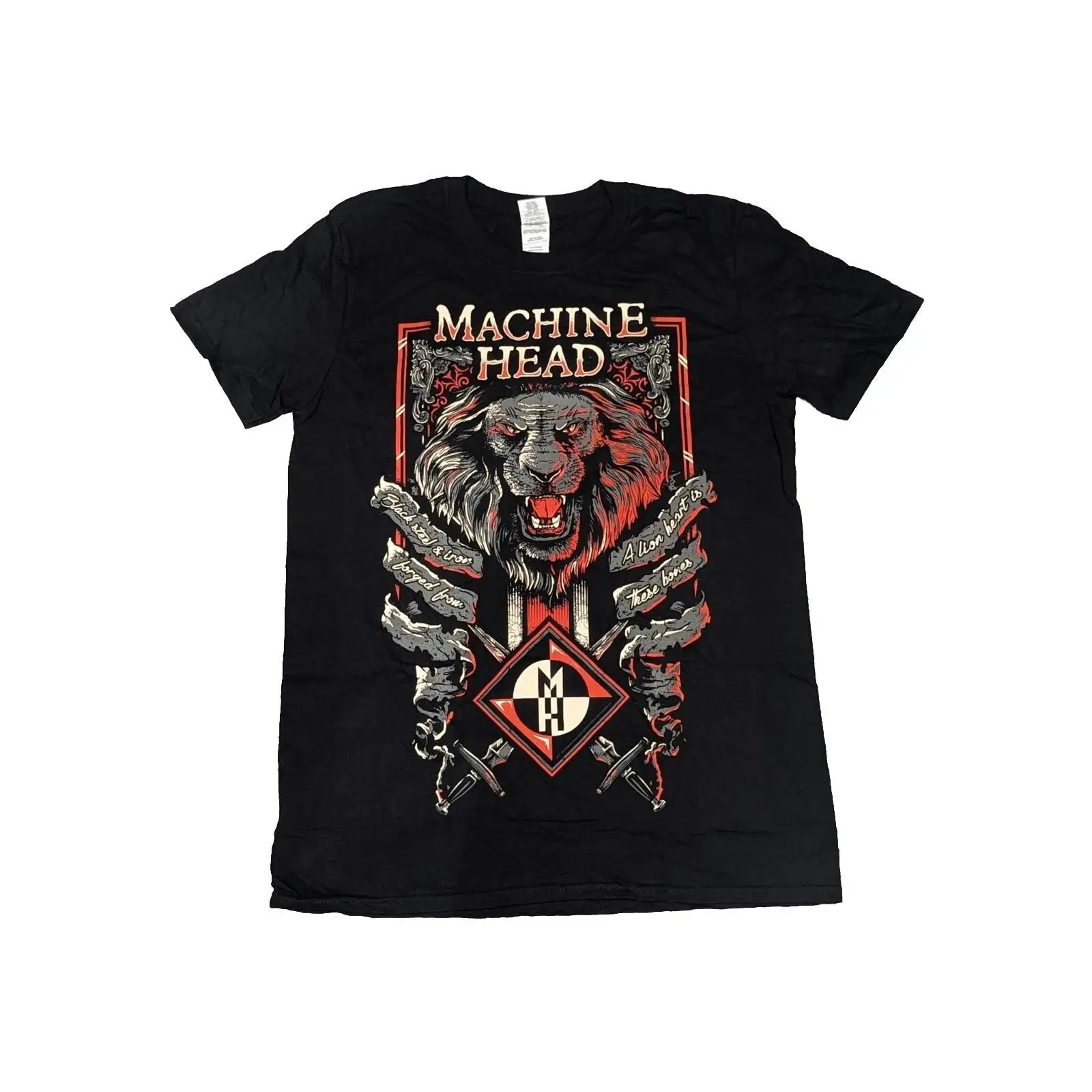 Streetwear Brand Heart - Camiseta MACHINE HEAD Lion Heart Tamanho