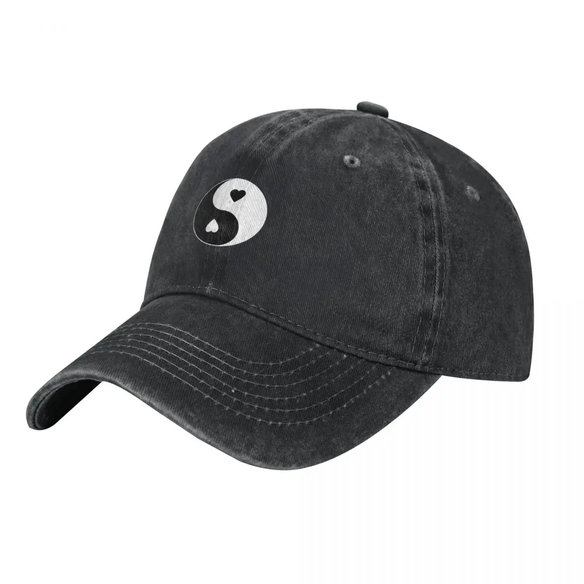 Streetwear Brand Heart - Boné com símbolo de coração yin