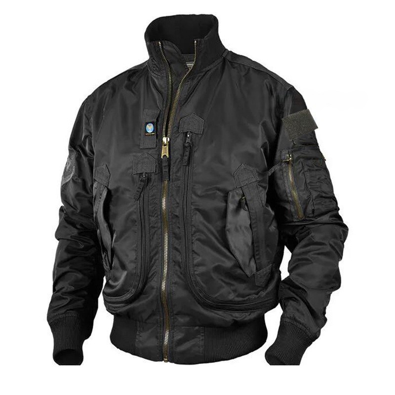 Streetwear Brand Heart - Jaqueta Masculina Respirável de Lã Estilo