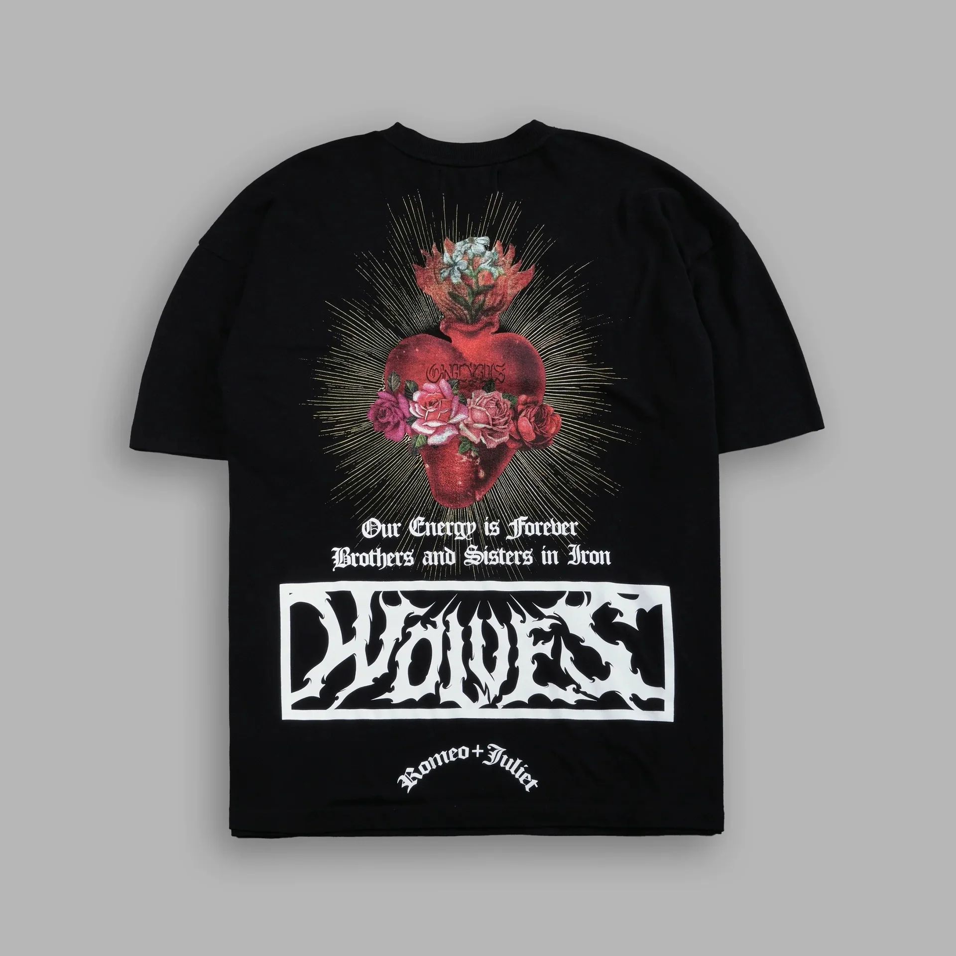 Streetwear Brand Heart - Camiseta Clássica Unissex WOLVES CLUB Co-branded