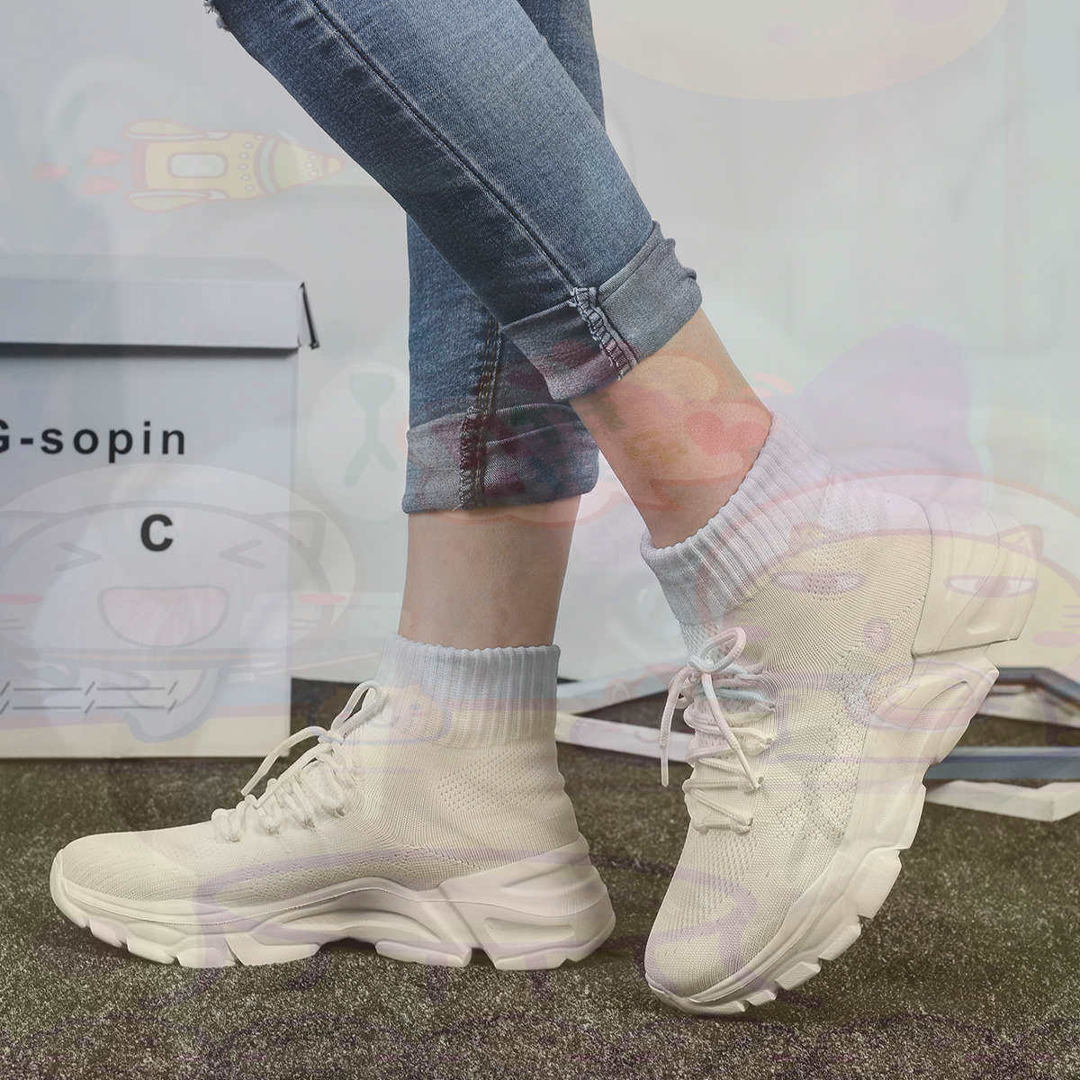 Streetwear Brand Design Ideas - Aumenta a altura sumer basquete sapatos