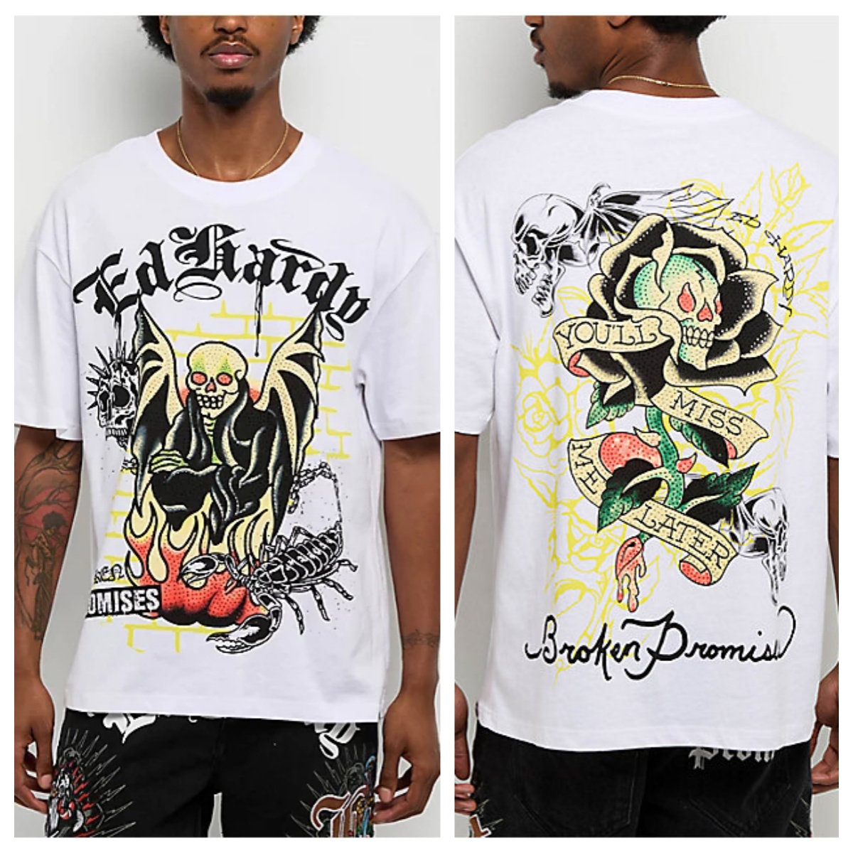 Camiseta de algodão com estamp - Streetwear Brand Tees avaliação e preço