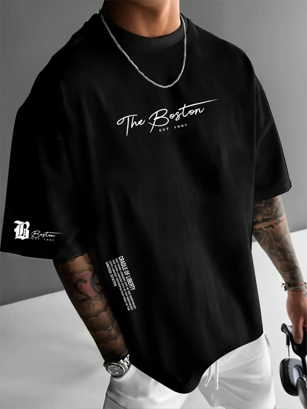 A mais recente camiseta mascul - Streetwear Brand Tees avaliação e preço