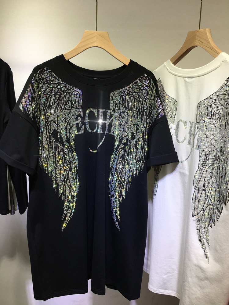 Unisex Oversized Rhinestone An - Streetwear Brand Tees avaliação e preço