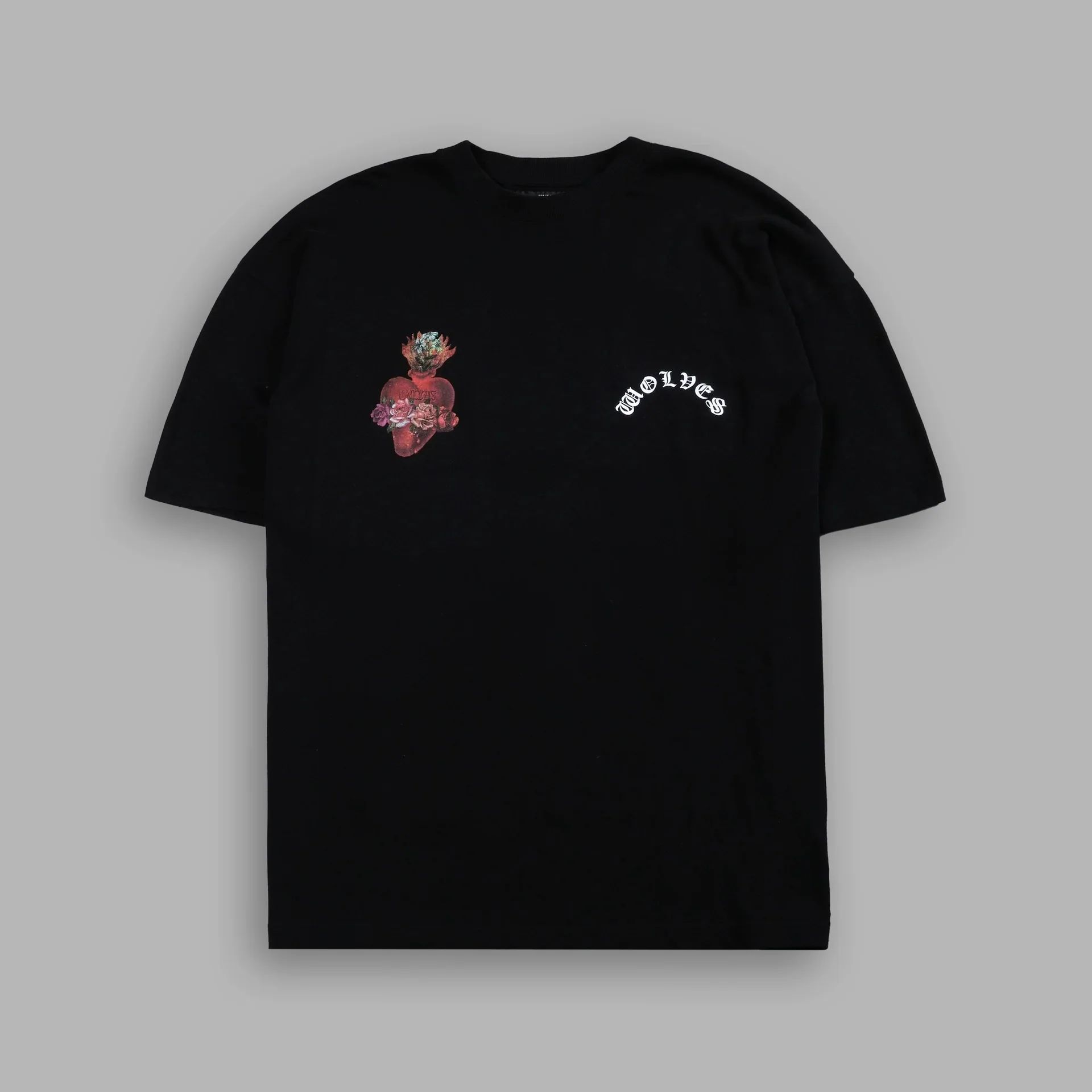 Camiseta Clássica Unissex WOLV - Streetwear Brand Heart avaliação e preço