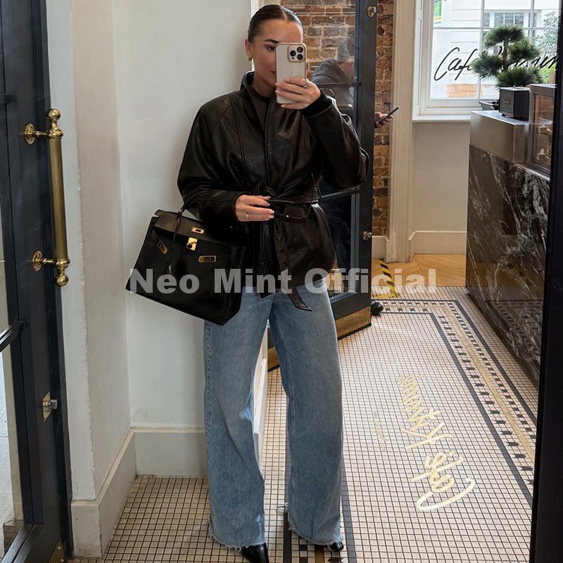 Casaco Feminino de Couro Sinté - Streetwear Girl Brand avaliação e preço