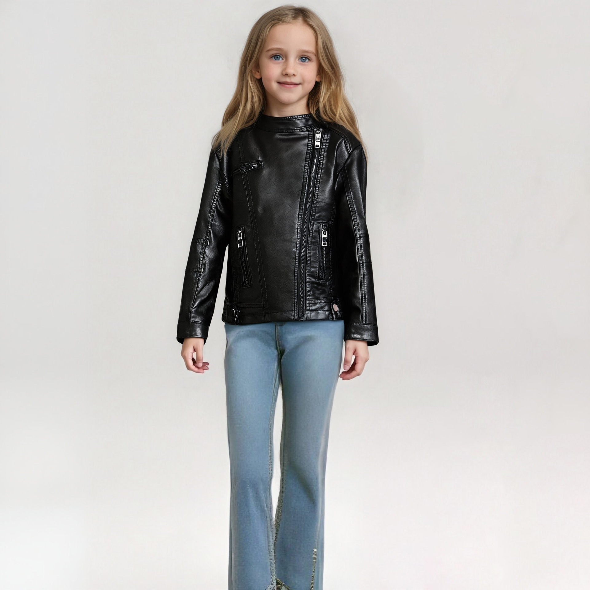 2-12y ano novo meninas preto r - Streetwear Girl Brand avaliação e preço