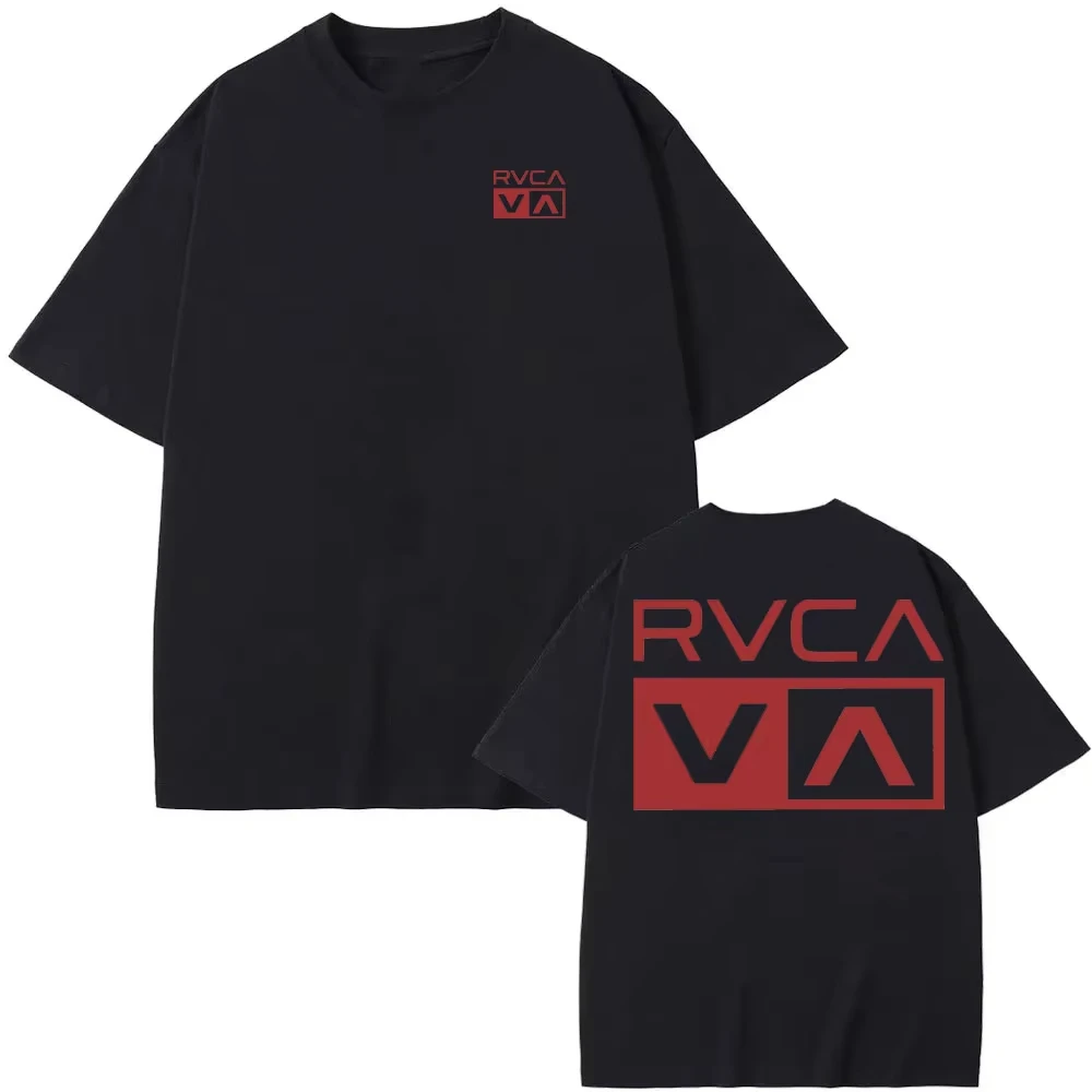 Camiseta RVCA Preta de Algodão - Streetwear Brand Tees avaliação e preço