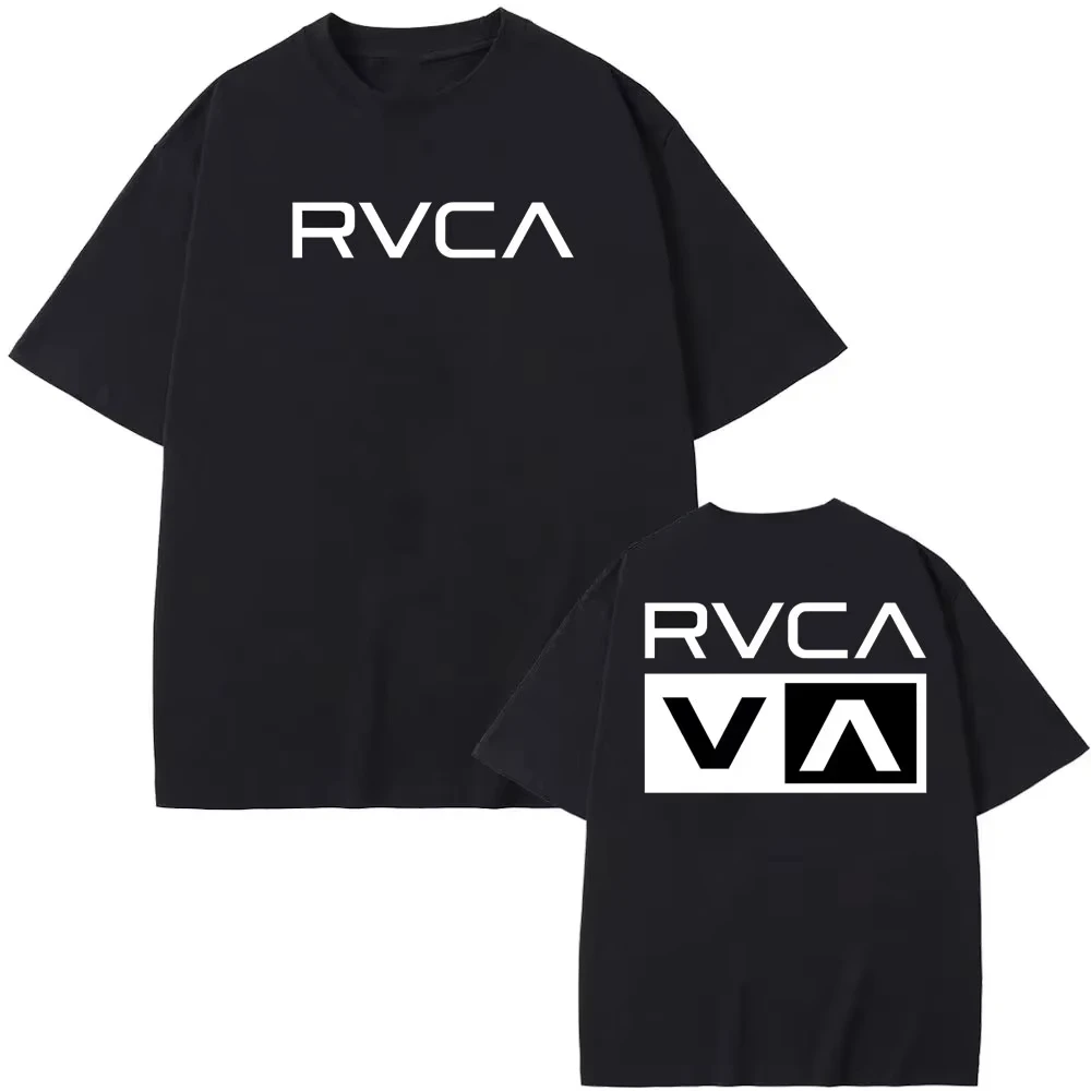 Camiseta RVCA Preta de Algodão - Streetwear Brand Tees avaliação e preço